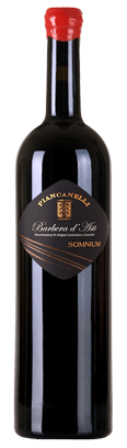 Somnium Barbera d'Asti DOCG 1.5L barricato di Piancanelli italian awarded barrique aged barbera Asti red wine Piemonte Italy