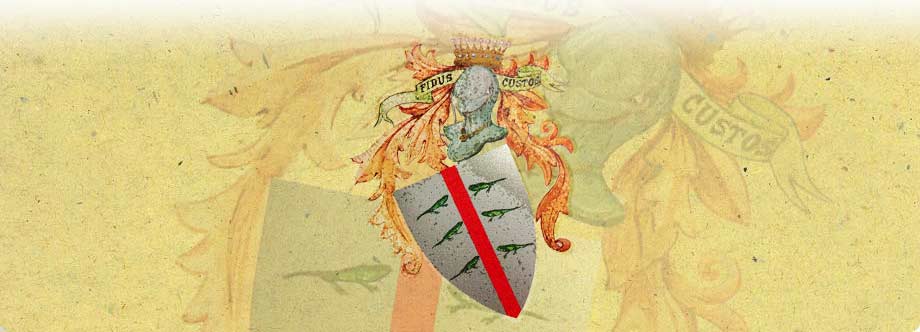 pie de página-empresa-escudo de armas-heráldica-medieval-Familia-Laiolo