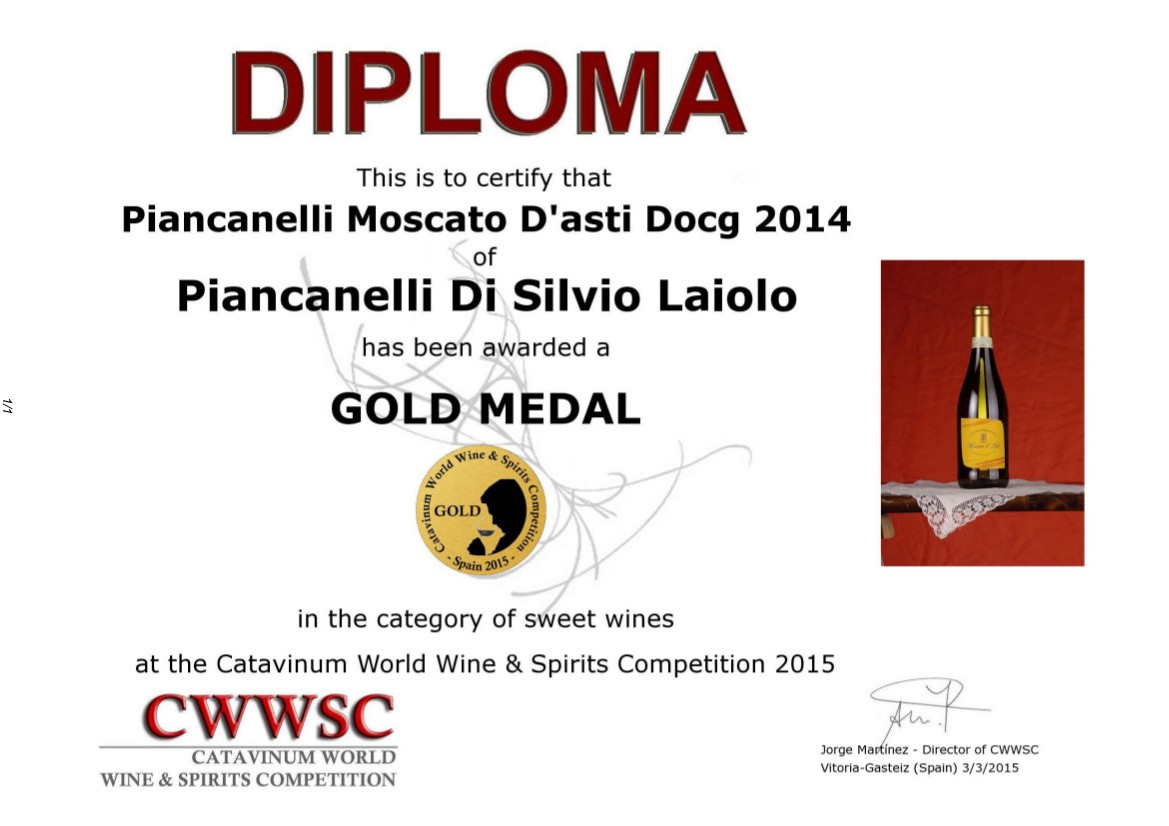 Catavinum-2015-wine-spirits-competition-Spain-Cascina-Piancanelli-Moscato-d-Asti-DOCG_sweet_wine_diploma_gold_medal